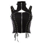 Double Lace Up Top