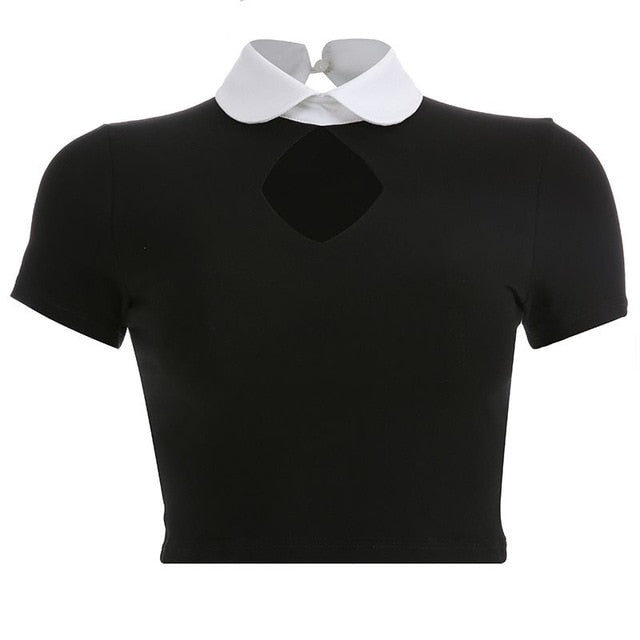 Elegant Collar Top