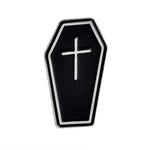 Coffin Enamel Pin