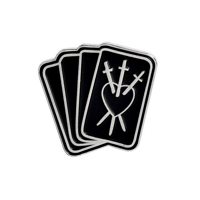 Cards Enamel Pin
